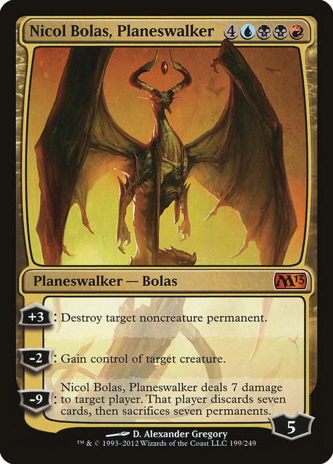 Nicol Bolas, Planeswalker\nMagic 2013 Core Set\nSingle\nMagic The Gathering