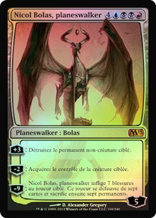 Nicol Bolas, Planeswalker
Magic 2013 Core Set (Foil) - French
Single
Magic The Gathering