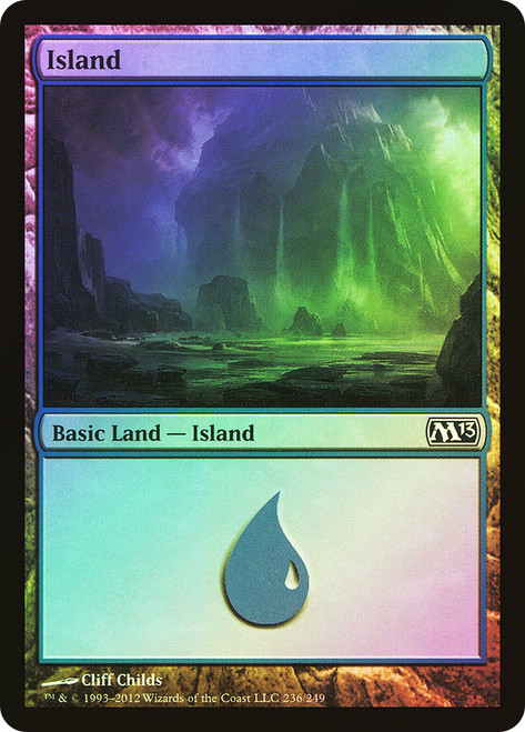 Island (#236)\nMagic 2013 Core Set\nSingle\nMagic The Gathering