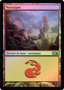 Mountain (#242)
Magic 2013 Core Set (Foil) - French
Single
Magic The Gathering