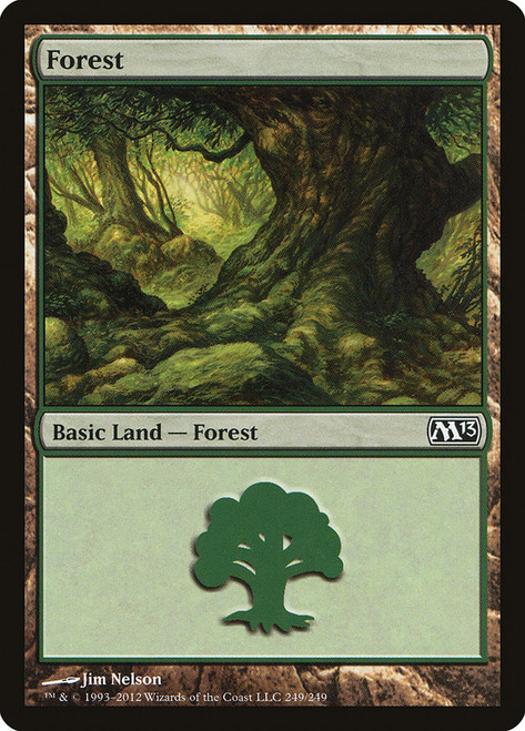 Forest (#249)\nMagic 2013 Core Set\nSingle\nMagic The Gathering
