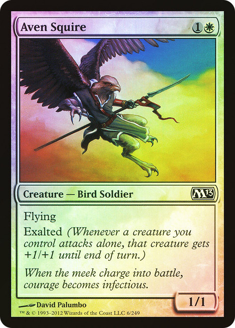 Aven Squire\nMagic 2013 Core Set\nSingle\nMagic The Gathering