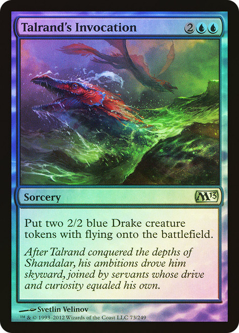 Talrand's Invocation\nMagic 2013 Core Set\nSingle\nMagic The Gathering