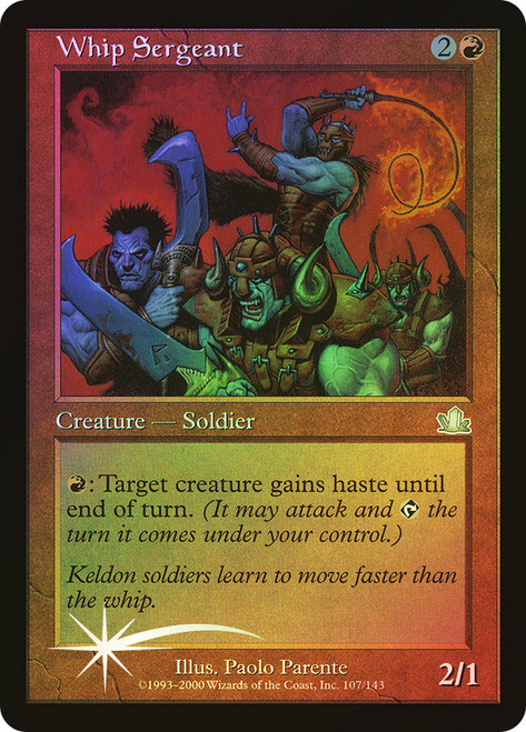 Whip Sergeant\nProphecy\nSingle\nMagic The Gathering