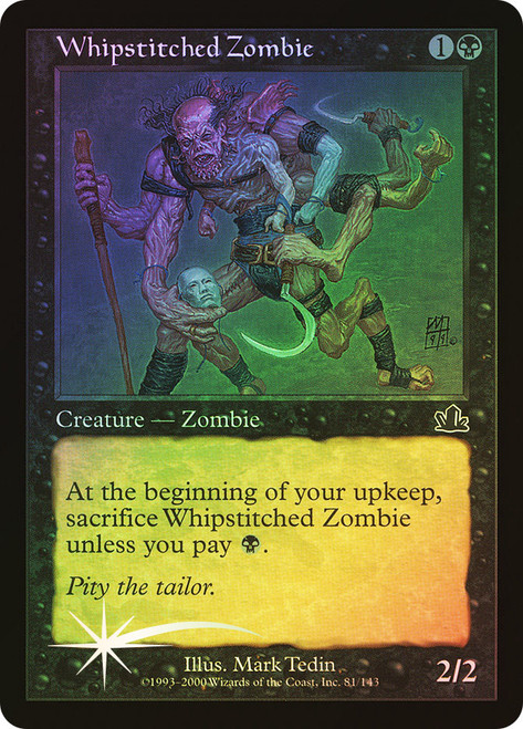 Whipstitched Zombie\nProphecy\nSingle\nMagic The Gathering