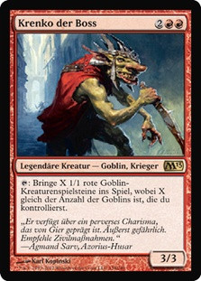 Krenko, Mob Boss
Magic 2013 Core Set - German
Single
Magic The Gathering