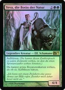 Yeva, Nature's Herald
Magic 2013 Core Set (Foil) - German
Single
Magic The Gathering
