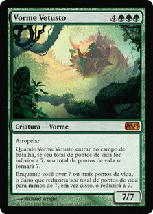 Elderscale Wurm
Magic 2013 Core Set - Portuguese
Single
Magic The Gathering
