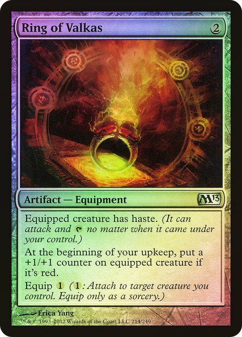 Ring of Valkas\nMagic 2013 Core Set\nSingle\nMagic The Gathering