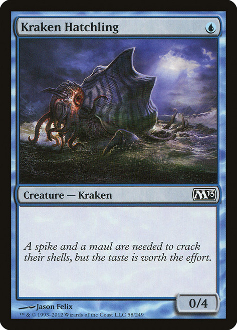 Kraken Hatchling\nMagic 2013 Core Set\nSingle\nMagic The Gathering