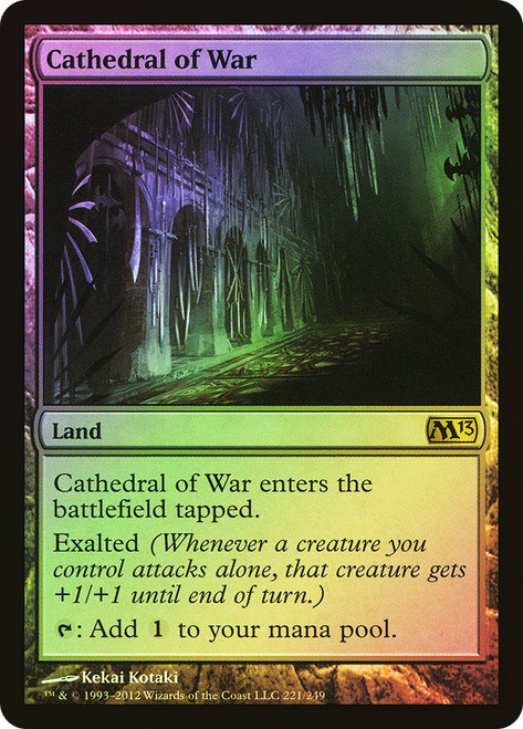 Cathedral of War\nMagic 2013 Core Set\nSingle\nMagic The Gathering