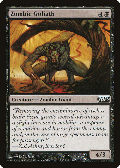 Zombie Goliath\nMagic 2013 Core Set\nSingle\nMagic The Gathering
