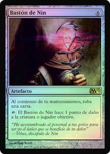 Staff of Nin
Magic 2013 Core Set (Foil) - Spanish
Single
Magic The Gathering