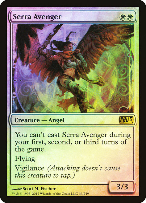 Serra Avenger\nMagic 2013 Core Set\nSingle\nMagic The Gathering