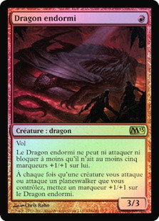 Slumbering Dragon
Magic 2013 Core Set (Foil) - French
Single
Magic The Gathering