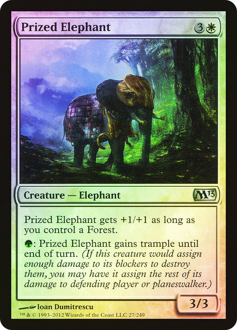 Prized Elephant\nMagic 2013 Core Set\nSingle\nMagic The Gathering