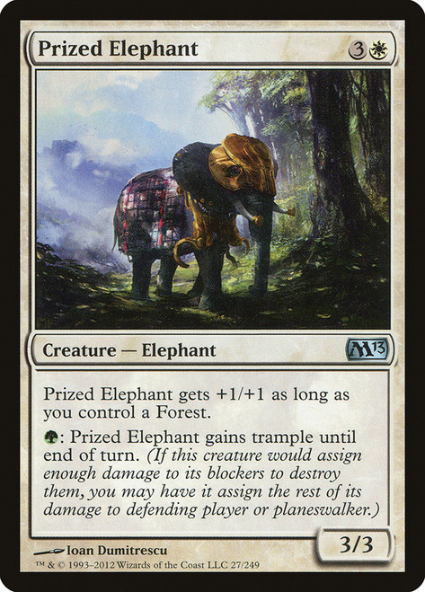 Prized Elephant\nMagic 2013 Core Set\nSingle\nMagic The Gathering