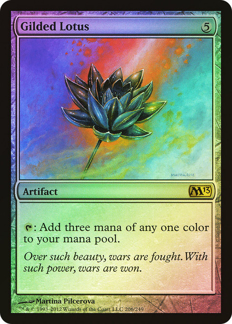 Gilded Lotus\nMagic 2013 Core Set\nSingle\nMagic The Gathering