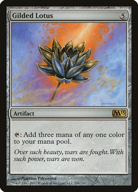 Gilded Lotus\nMagic 2013 Core Set\nSingle\nMagic The Gathering