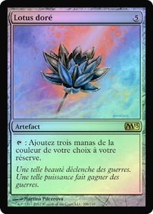Gilded Lotus
Magic 2013 Core Set (Foil) - French
Single
Magic The Gathering