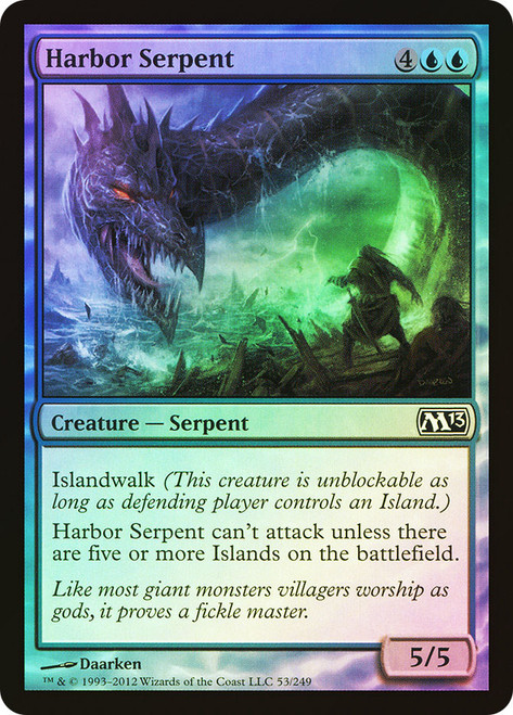 Harbor Serpent\nMagic 2013 Core Set\nSingle\nMagic The Gathering