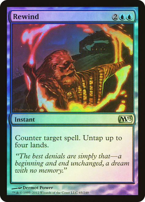 Rewind\nMagic 2013 Core Set\nSingle\nMagic The Gathering