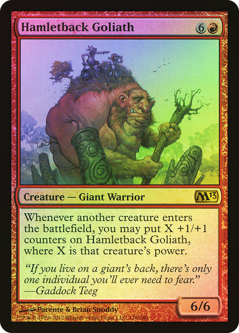 Hamletback Goliath\nMagic 2013 Core Set\nSingle\nMagic The Gathering