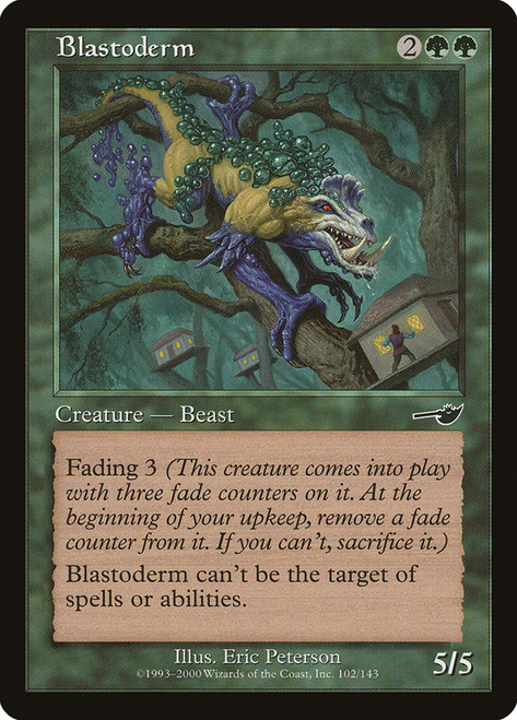 ブラストダーム/Blastoderm Foil 英語 4枚 MTG Blastoderm | Nemesis - German | Star City Games