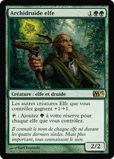 Elvish Archdruid
Magic 2013 Core Set - French
Single
Magic The Gathering