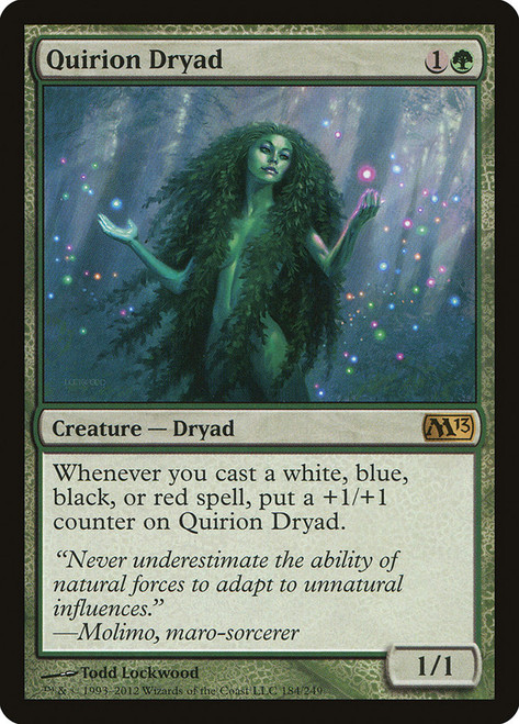 クウィリーオンのドライアド/Quirion Dryad　PLS日日英foil Quirion Dryad | Magic 2013 | Star City Games