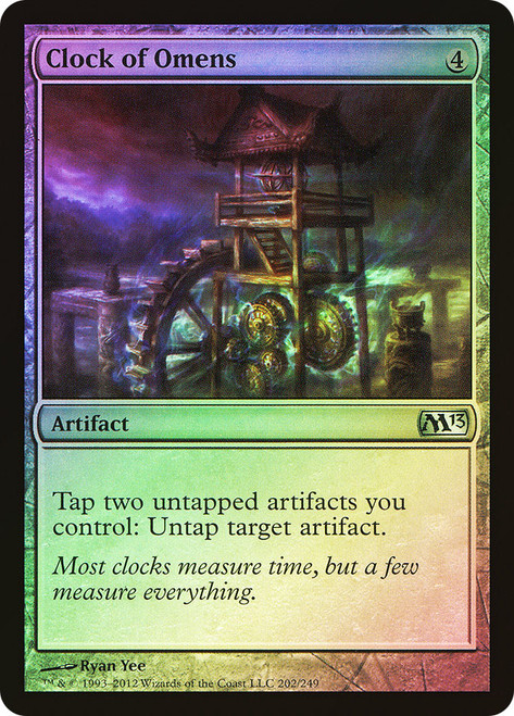 Clock of Omens\nMagic 2013 Core Set\nSingle\nMagic The Gathering