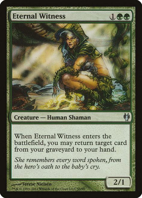 Eternal Witness\nDuel Decks: Izzet vs. Golgari\nSingle\nMagic The Gathering
