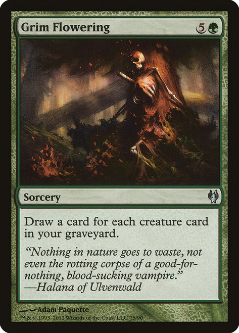 Grim Flowering\nDuel Decks: Izzet vs. Golgari\nSingle\nMagic The Gathering