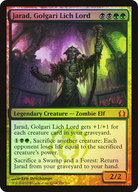 Jarad, Golgari Lich Lord\nReturn to Ravnica\nSingle\nMagic The Gathering