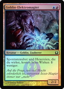 Goblin Electromancer
Return to Ravnica (Foil) - German
Single
Magic The Gathering