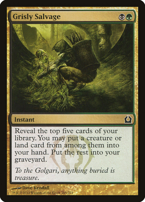 Grisly Salvage\nReturn to Ravnica\nSingle\nMagic The Gathering