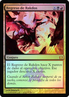 Rakdos's Return
Return to Ravnica (Foil) - Spanish
Single
Magic The Gathering