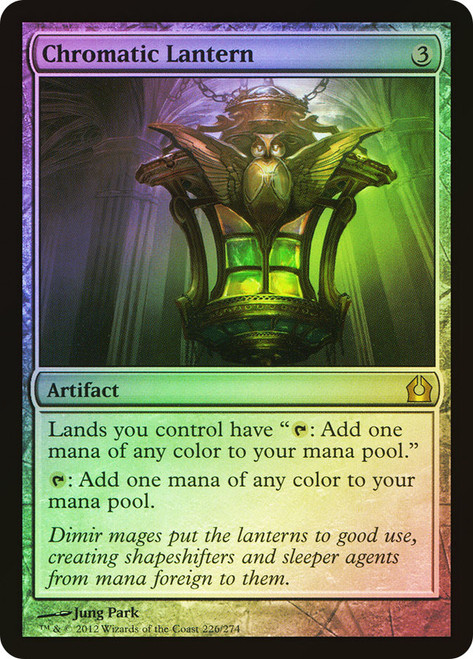 Chromatic Lantern\nReturn to Ravnica\nSingle\nMagic The Gathering