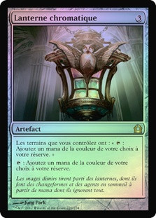 Chromatic Lantern
Return to Ravnica (Foil) - French
Single
Magic The Gathering