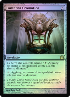 Chromatic Lantern
Return to Ravnica (Foil) - Italian
Single
Magic The Gathering