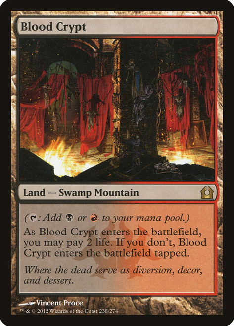 Blood Crypt\nReturn to Ravnica\nSingle\nMagic The Gathering
