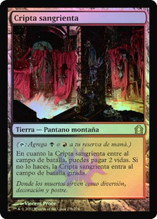 Blood Crypt
Return to Ravnica (Foil) - Spanish
Single
Magic The Gathering
