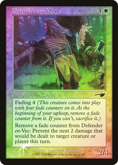 Defender en-Vec\nNemesis\nSingle\nMagic The Gathering