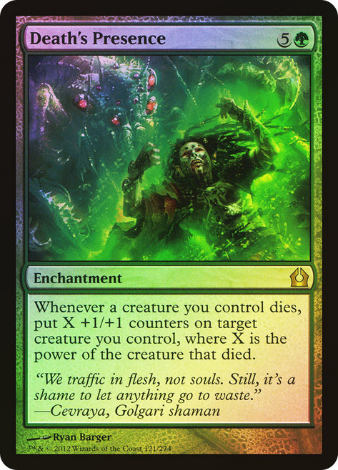 Death's Presence (Surge Foil) | Warhammer 40,000 Commander - Surge