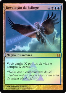 Sphinx's Revelation
Return to Ravnica (Foil) - Portuguese
Single
Magic The Gathering
