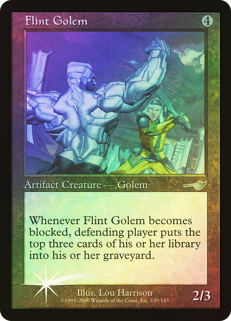 Flint Golem\nNemesis\nSingle\nMagic The Gathering