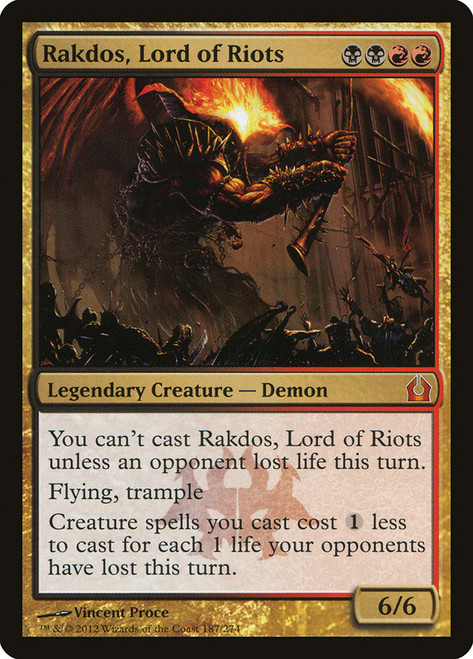 MTG EDHラクドス 暴動の長（Rakdos, Lord of Riots） Rakdos, Lord of Riots | Ravnica Remastered | Star City Games