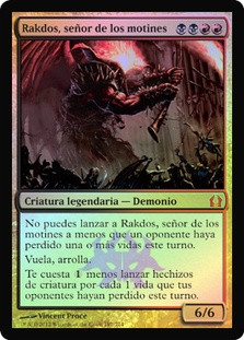 Rakdos, Lord of Riots
Return to Ravnica (Foil) - Spanish
Single
Magic The Gathering