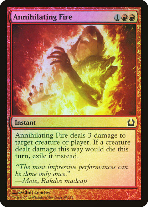Annihilating Fire\nReturn to Ravnica\nSingle\nMagic The Gathering
