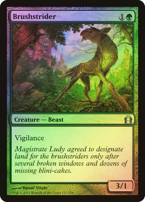 Brushstrider\nReturn to Ravnica\nSingle\nMagic The Gathering